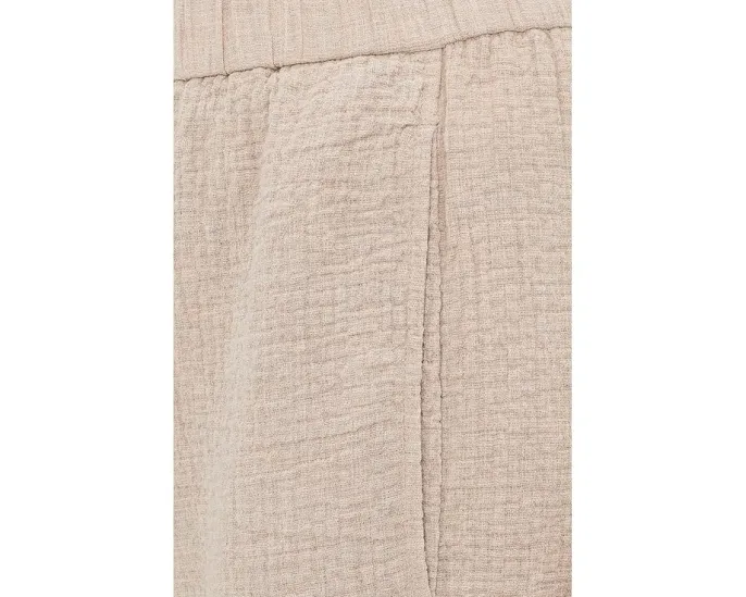 Брюки Eileen Fisher из органического хлопка двойного переплетения фасона «фонарик»