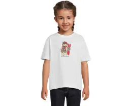 Burberry Kids Футболка Cedar Teddy с принтом мишки для детей из хлопка