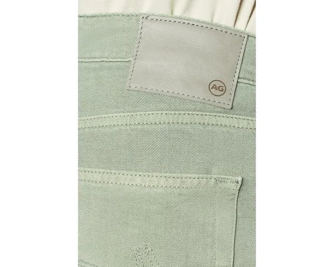 Тонкие прямые брюки Everett Sulfur Spruce Green с эластаном от AG Jeans