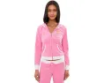 Толстовка Juicy Couture на молнии с ребристой отделкой