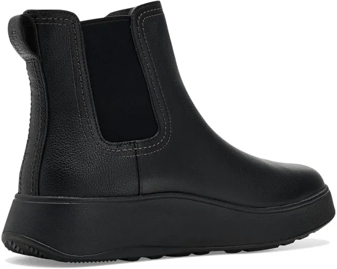 Chelsea-ботинки FitFlop F-Mode Stitch Warm из состаренной кожи с подошвой Microwobbleboard