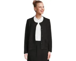 Жакет из органического хлопка с круглым вырезом от Eileen Fisher