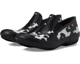 Слипоны Bogs Patch Slip-On Cow с принтом под коровью кожу