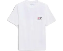 Футболка с принтом и карманом Vineyard Vines для детей