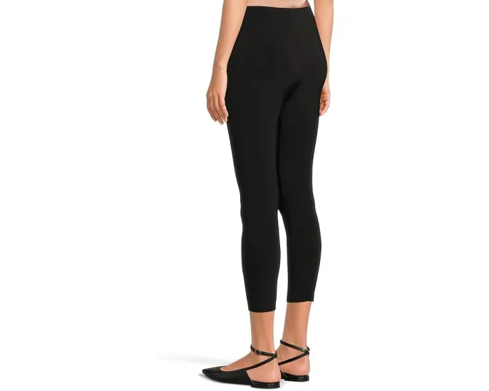 Кроп-леггинсы Norma Kamali с высокой посадкой без пояса