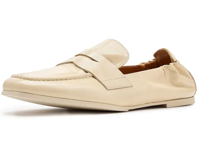 Лоферы Kitson из галечной кожи с резиновой подошвой Vibram