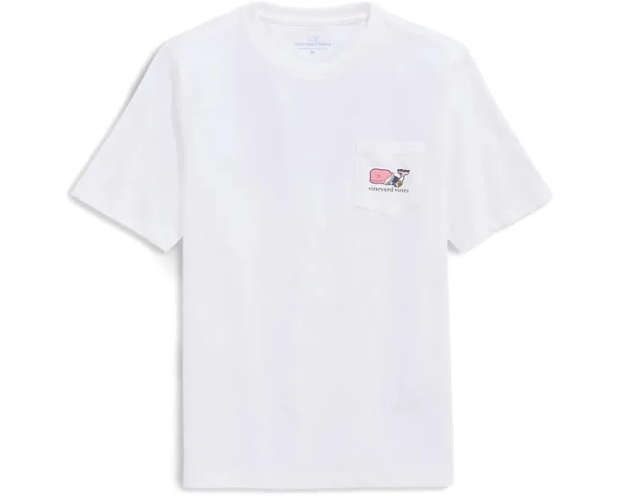 Футболка с принтом и карманом Vineyard Vines для детей