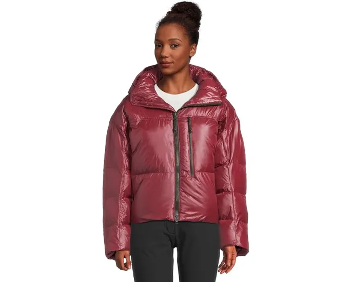 adidas by Stella McCartney TrueNature короткая утепленная зимняя куртка с технологией WIND.RDY