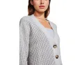 Короткий кардиган Eberjey Recycled Sweater Cropped Cardigan из переработанного хлопка