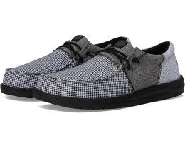 Слипоны Hey Dude Wally Tri Mix Craft с льняным верхом и круглым носком