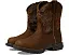 Водонепроницаемые ковбойские сапоги Ariat Anthem Round Toe Shortie с декором в юго-западном стиле