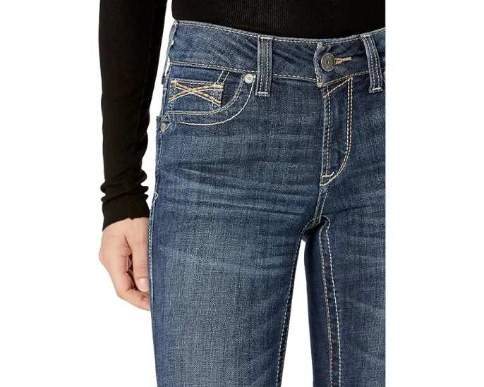 Джинсы Ariat R.E.A.L. Perfect Rise Lexie с клешем и идеальной посадкой