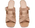 Сланцы Stuart Weitzman Sai Slides 50 на устойчивом каблуке с квадратным носком