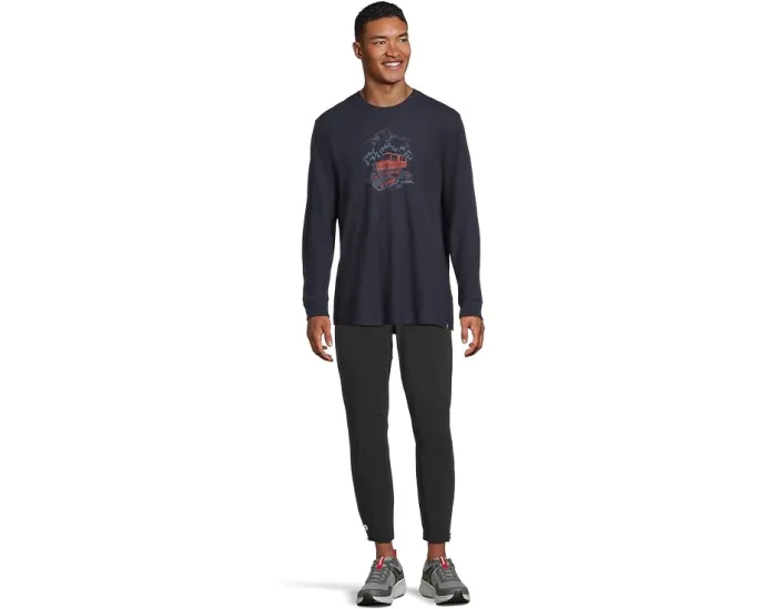 Футболка Smartwool Snowcat Graphic Long Sleeve с длинным рукавом и принтом
