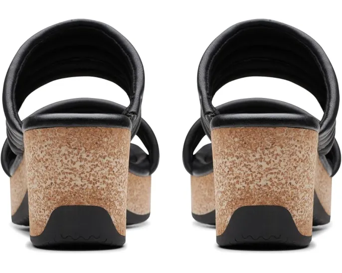 Сандалии Clarks Chelseah Path на танкетке с кожаным верхом