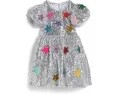 Платье Lola and The Boys Sparkle Rainbow Star с пайетками и звездами