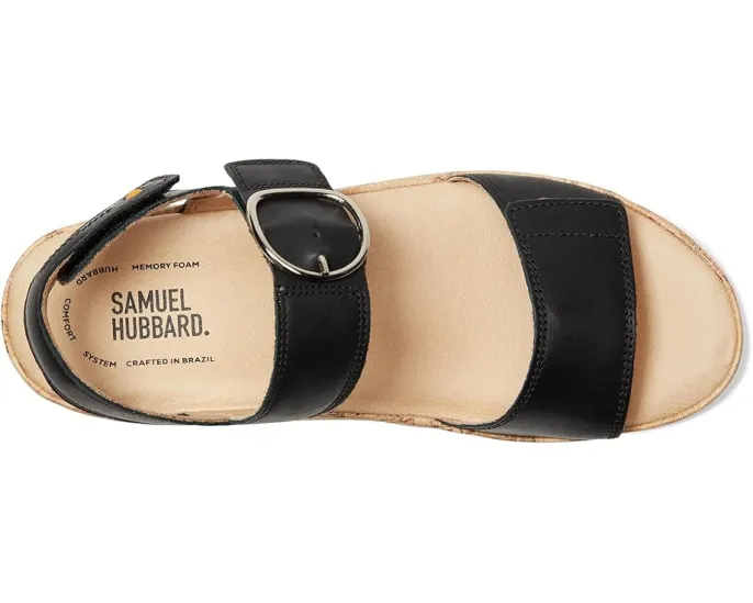 Сандалии Samuel Hubbard Portola Two-Strap с регулируемыми липучками и клиновидным каблуком