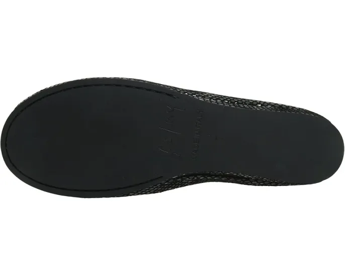 Балетки French Sole Zeppa с принтом под змею и скрытым клином