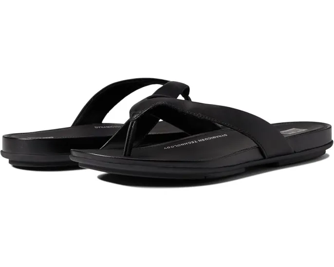 Вьетнамки FitFlop Gracie из кожи с анатомической стелькой