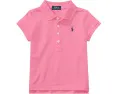 Polo Ralph Lauren Kids Короткий рукав поло из сетки для малышей с вышитым пони