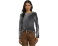 Топ Lauren Ralph Lauren Petite в полоску с лодочкой и заклепками
