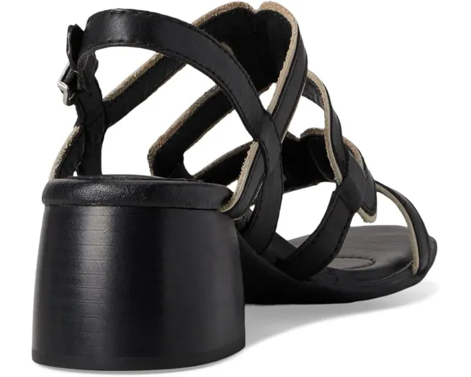 Сандалии Sofia от Born с ремешками и квадратным носком на деревянном каблуке