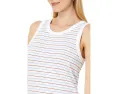 Топ Lilla P Striped Crew Tank из хлопка в полоску