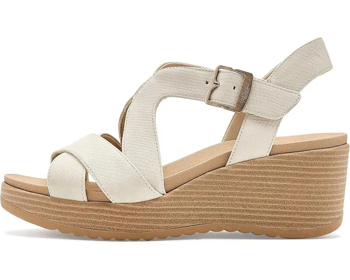 Сандалии Dr. Scholl's Cali Beach на платформе с анатомической стелькой и перекрещивающимися ремешками