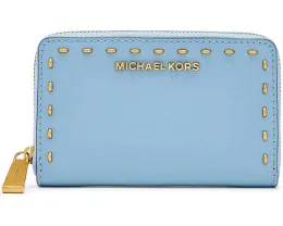 Картхолдер MICHAEL Michael Kors Jet Set Small Zip Around с тиснением