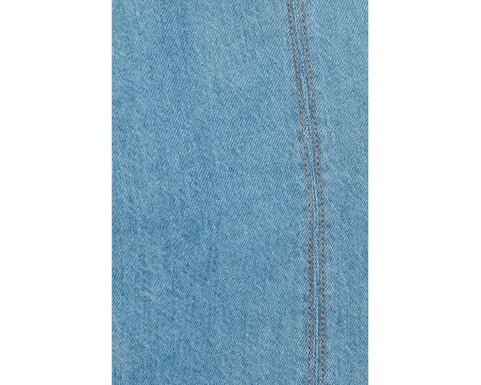 Топ Madewell Airy Denim Halter Shell с завязками на шее