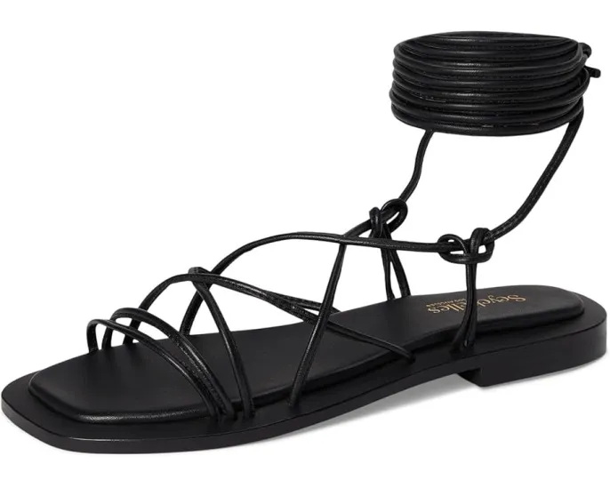 Сандалии Seychelles Lilac Two из металлизированной кожи с переплетением