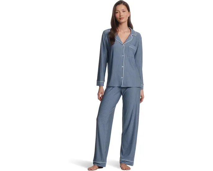 Eberjey Пижамный комплект Gisele Printed Long из мягкого модала