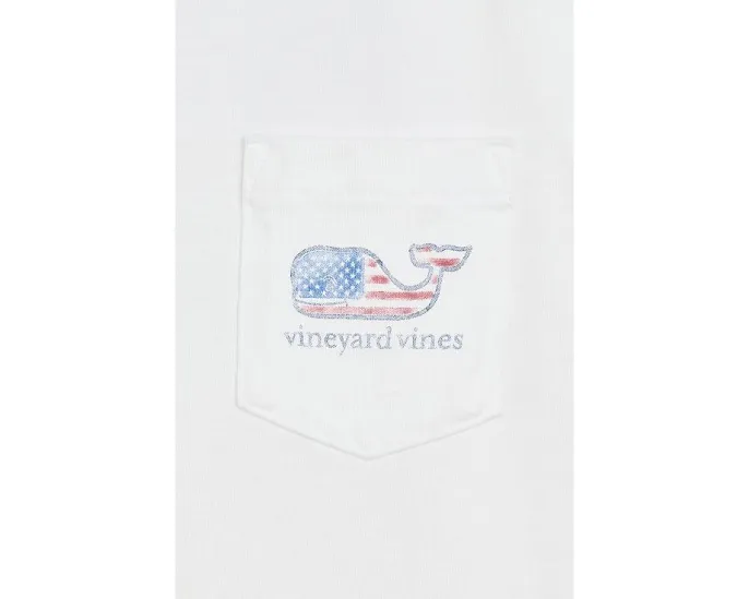Футболка Vineyard Vines Kids Short Sleeve Pocket Tee с коротким рукавом и карманом