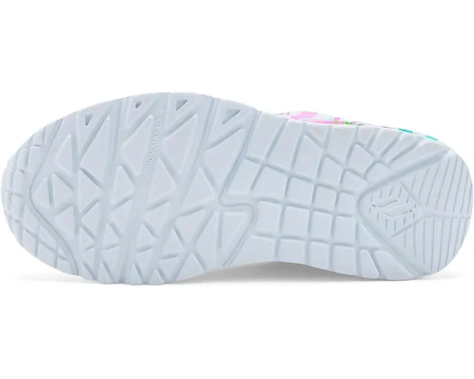 Детские кроссовки SKECHERS KIDS с дизайном James Goldcrown Uno Lite Flutter Hearts