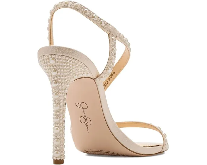 Босоножки Jessica Simpson Jaycin на шпильке с кристаллами и асимметричным ремешком