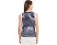 Harbor Pebble Cotton Stripe Tank