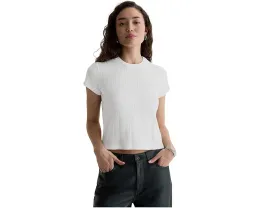 Хлопковая футболка Sadie Crew Neck Crop T-Shirt от AG Jeans