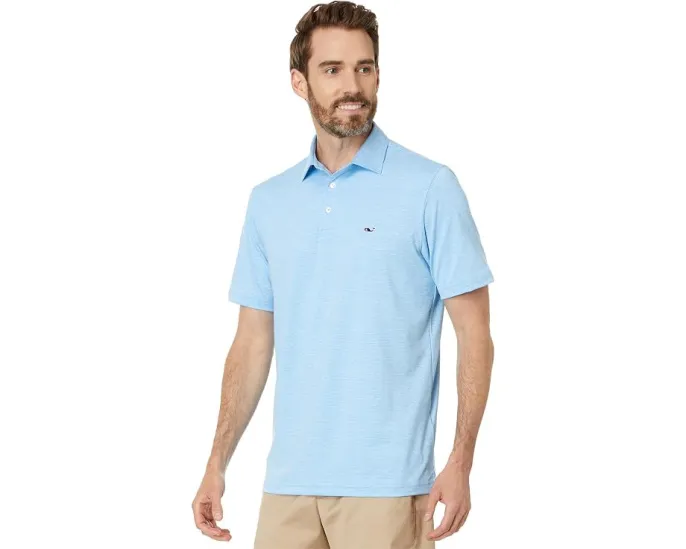 Поло Vineyard Vines St. Jean Stripe Sankaty из эластичной ткани