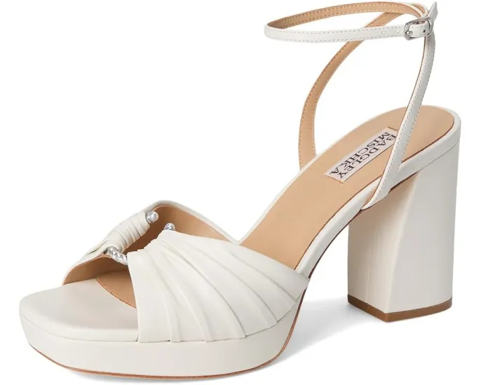Босоножки Badgley Mischka Veda на платформе с квадратным каблуком и стеганым верхом