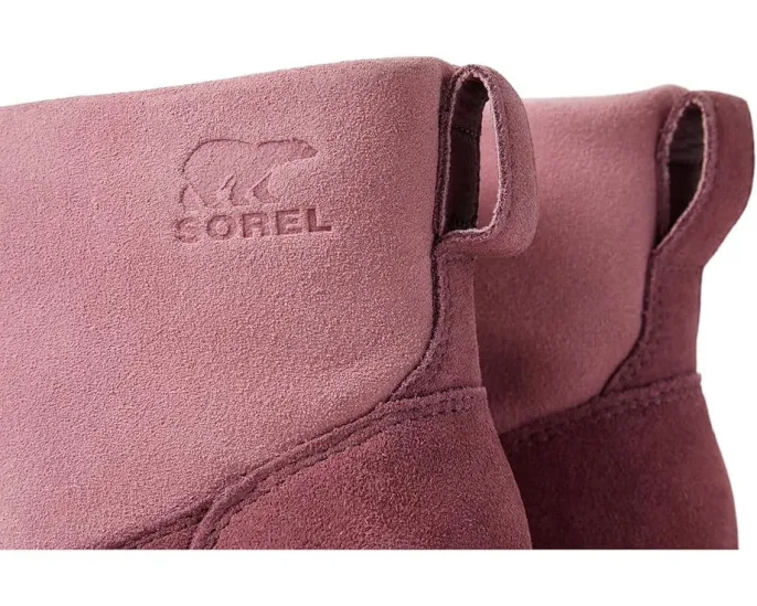 SOREL Детские зимние ботинки Explorer III Slip-On WP без шнуровки с замшевым верхом