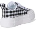 Детские кеды Converse Cruise Checkered с клетчатым принтом на платформе