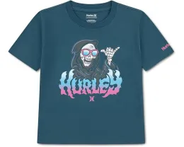Футболка Hurley Kids Gnarly Gnelly с дерзким принтом для малышей