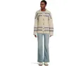 Кардиган Faherty Highland Fairisle из смеси мериносовой шерсти и хлопка
