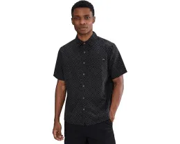 Hurley Aero Рубашка с коротким рукавом и принтом по всей поверхности