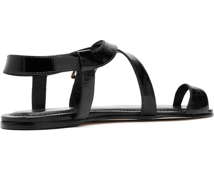 Сандалии Bernardo Hartshorn с кольцом для пальца и фактурной кожей