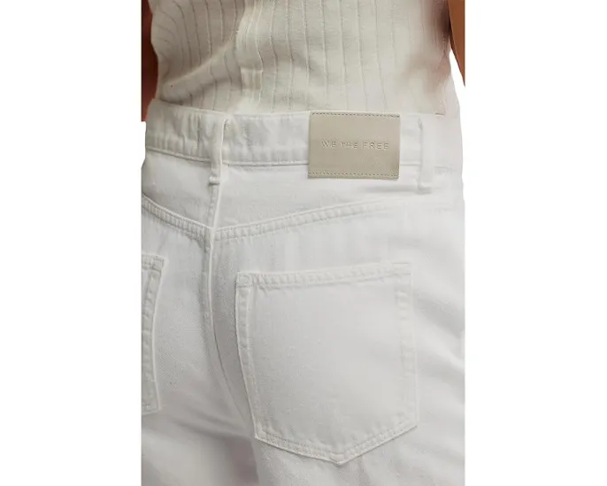 Джинсы Free People Stride с широкими штанинами и низкой посадкой