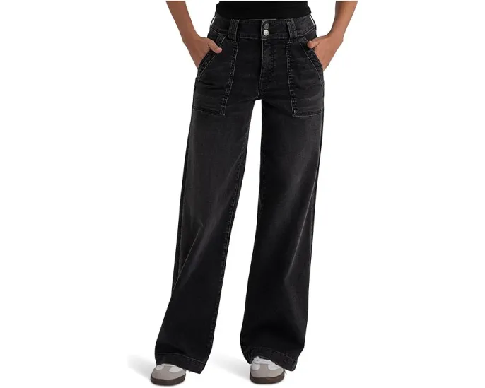 Джинсы KUT from the Kloth Jodi с высокой посадкой и прямыми штанинами