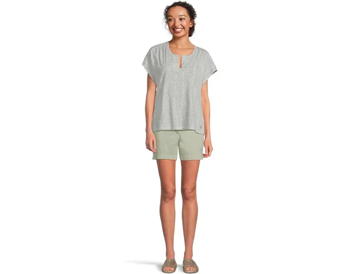 Tommy Bahama Gem Coast Shimmering Bay с короткими рукавами и разрезным вырезом