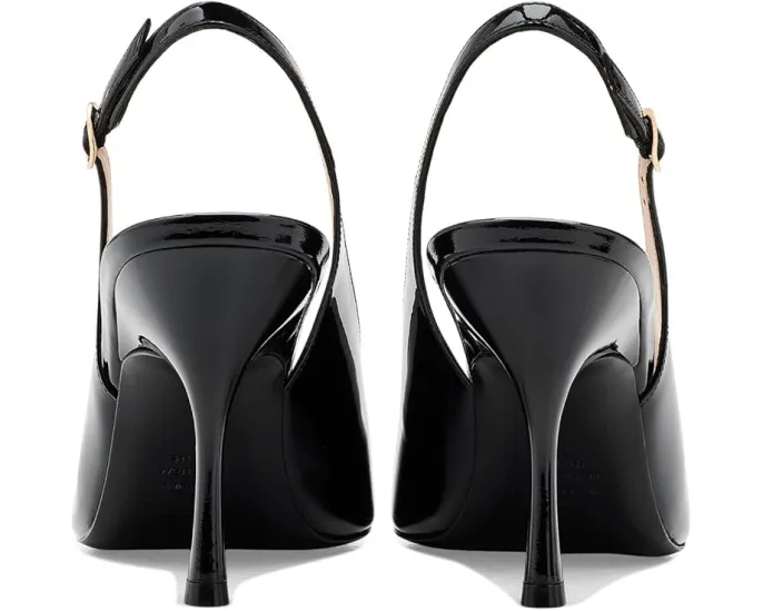 Туфли Stuart Weitzman Madison Slingback 85 на шпильке с острым носком и ремешком