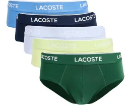 5 пар трусов Lacoste из хлопкового стрейч-джерси с эластичным поясом